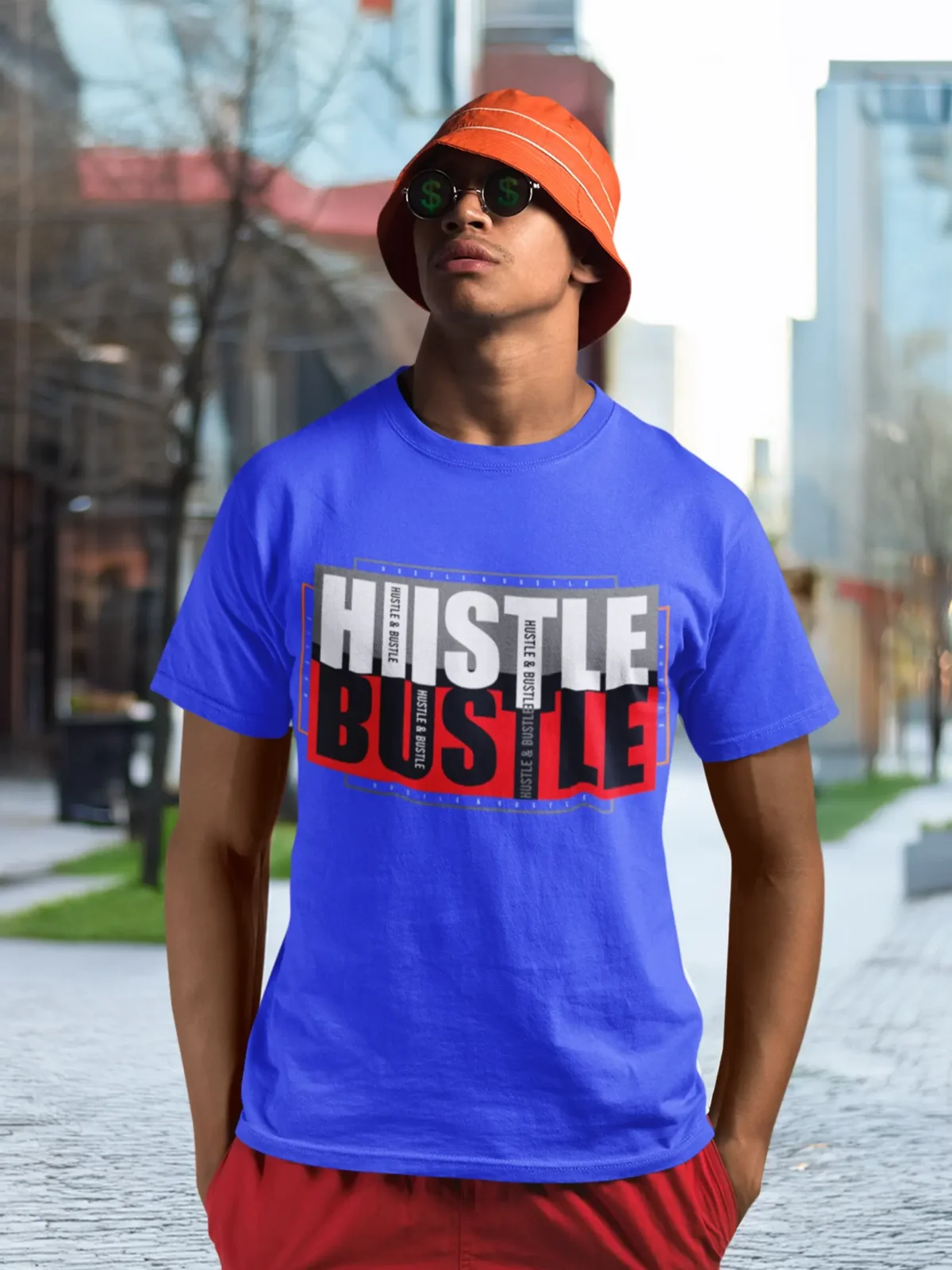 Hustle & Bustle Graphic Unisex T-Shirt