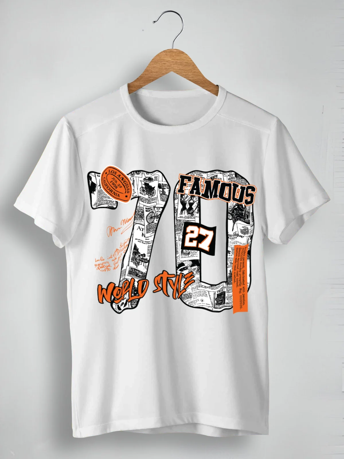 Famous 70 Graphic T-Shirt