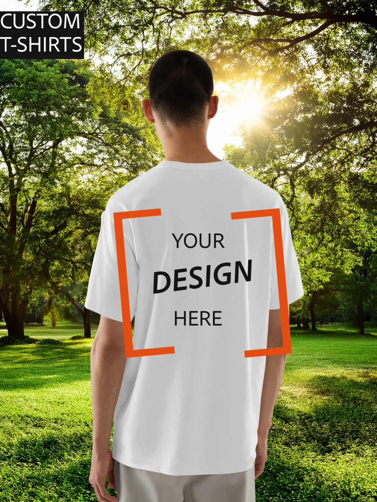 Custom Regular T-Shirt Back Side