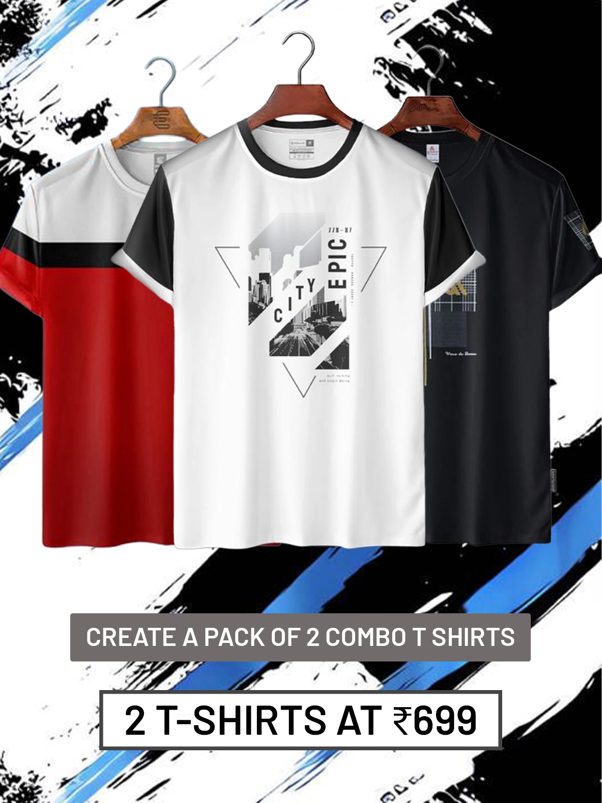 ''Create Your Own'' - Pack of 2 Premium T-Shirts